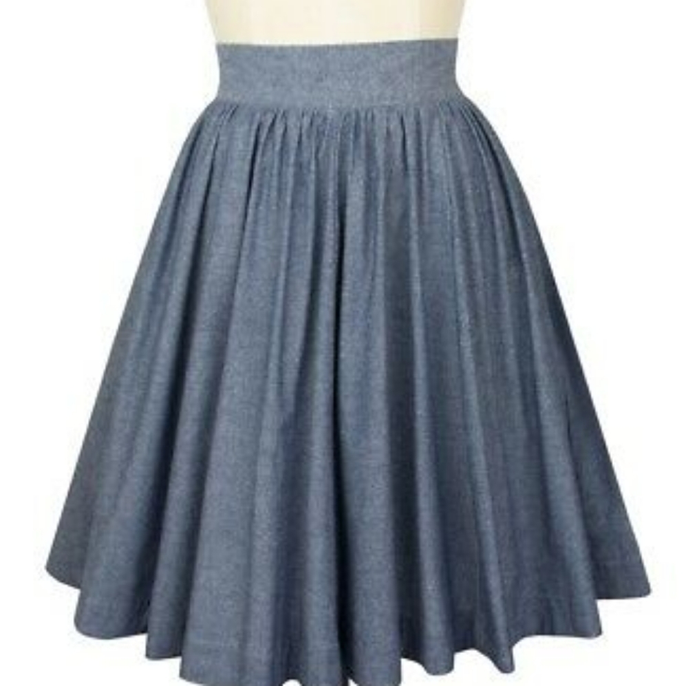 Trashy Diva Chambray Gathered Mini